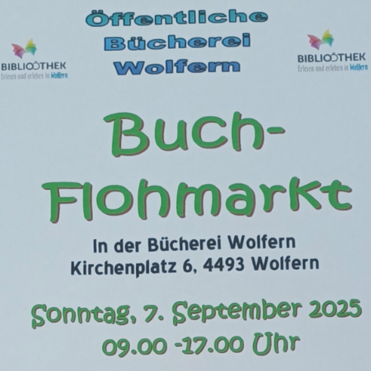 Buchflohmarkt 2025